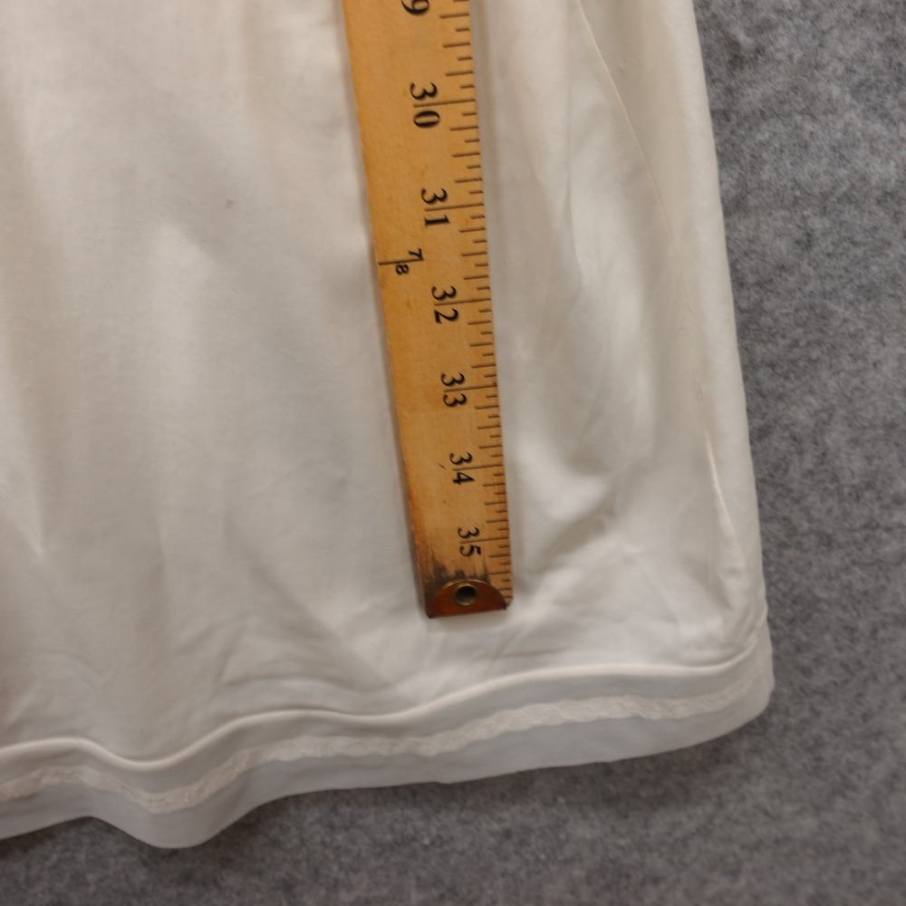 Vintage Coquette Slip Dress Women S Cream Angelcore Mesh Cami Lingerie Nightgown - Picture 6 of 11